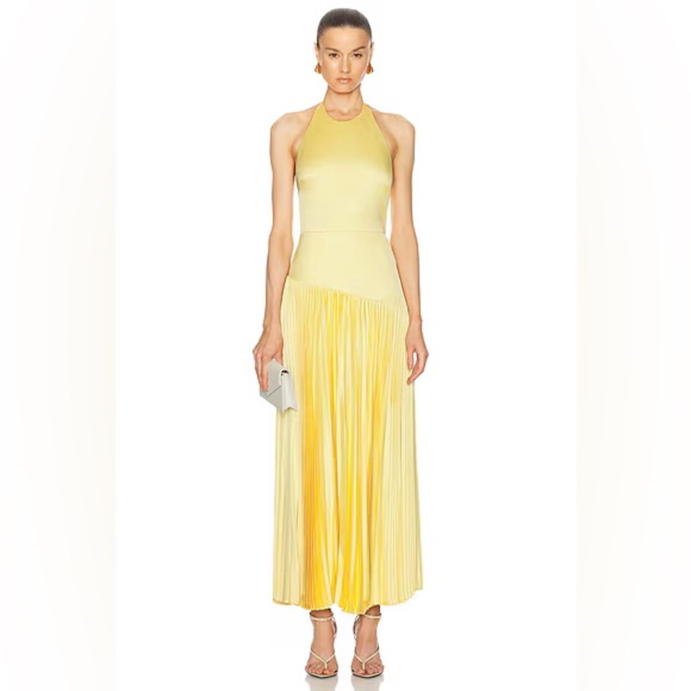 Alexis Saab dress in yellow-like new!